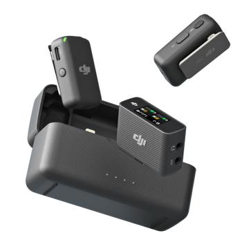 DJI Mic Mikrofon 2-Kanal Funk-System mit Ohrhörer