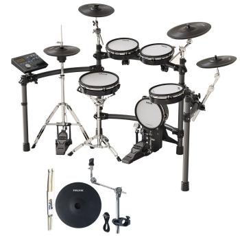 Nux DM-8 E-Drum Schlagzeug mit Becken-Pad und Drumsticks 1 Paar