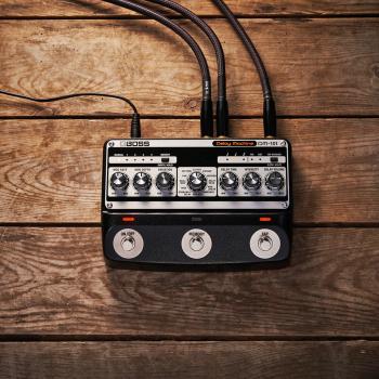 Boss DM-101 Delay Machine Effektpedal mit Kabel