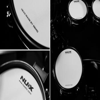 Nux E-Drum DM-7X Schlagzeug mit Zubehör-Set