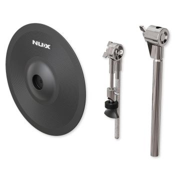 Nux Becken-Set DM8 E-Drum Becken-Pad 12 Zoll mit Drumsticks