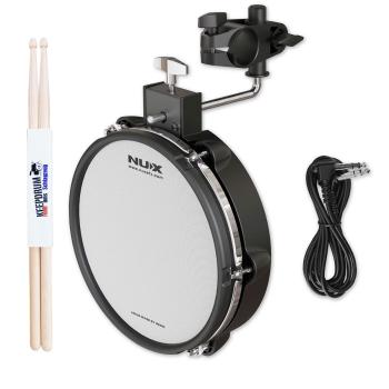 Nux DM-8 E-Drum Schlagzeug mit Tom-Pad und Drumsticks 1 Paar