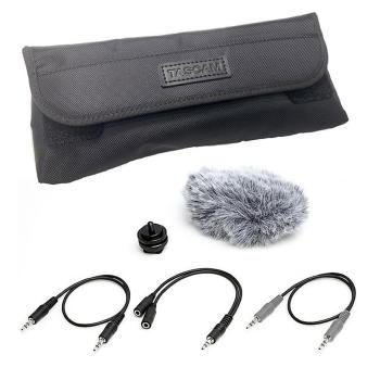Tascam Audio-Recorder DR-40XP mit Kamera-Zubehörset und Kopfhörer