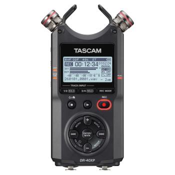 Tascam Audio-Recorder DR-40XP mit Zubehörset und Kopfhörer