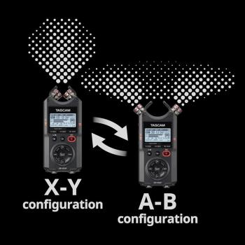Tascam Audio-Recorder DR-40XP mit Speicherkarte