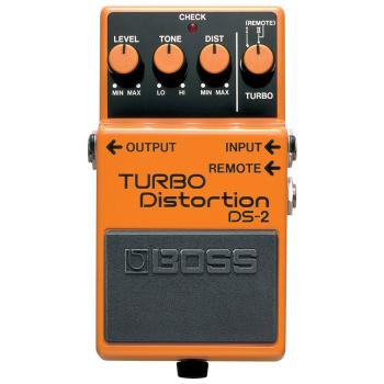 Boss DS-2 Turbo Distortion Effektgerät mit Kabel