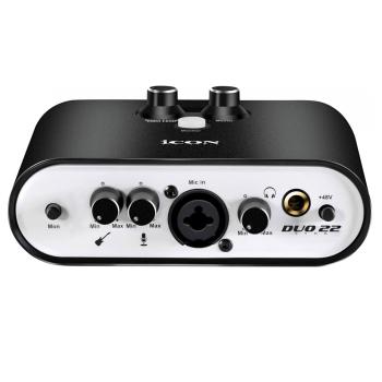 iCON Duo22 Dyna USB-Audio-Interface mit Kopfhörer