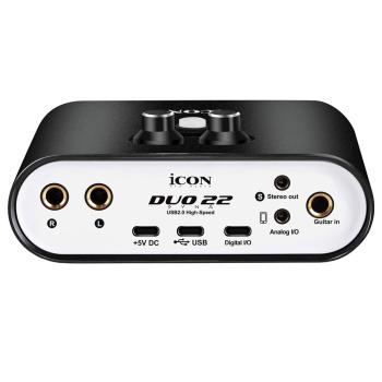 iCON Duo22 Dyna USB-Audio-Interface mit Kopfhörer
