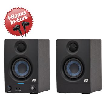Presonus Eris 3.5 Studio Monitor-Boxen 2nd Gen + Bonus In-Ear Kopfhörer