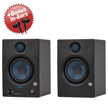 Presonus Eris 4.5BT Studio Bluetooth-Boxen 2nd Gen + Bonus In-Ear Kopfhörer