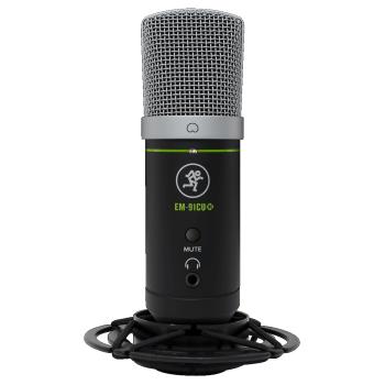 Mackie USB-Mikrofon EM-91CU+ Plus mit In-Ear Kopfhörer