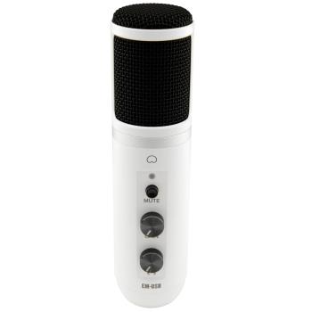 Mackie USB-Mikrofon EM-USB Weiss mit In-Ear Kopfhörer