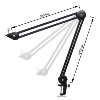 Mackie USB-Mikrofon EM-Carbon mit Gelenkarm