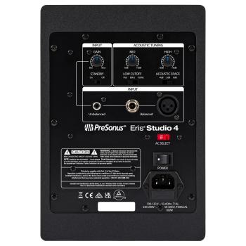 Presonus Eris Studio 4 Boxen 1 Paar mit Eris Sub 8 BT Subwoofer und 2x Kabel