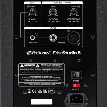 Presonus Eris Studio 5 Boxen 1 Paar mit Eris Sub 8 BT Subwoofer und 2x Kabel