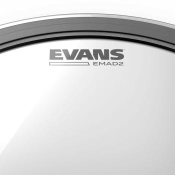 Evans BD22EMAD2 Clear Emad Bassdrum Fell 22