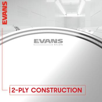 Evans EC2SCLR-R 10-12-16 Clear Tom Pack - Rock