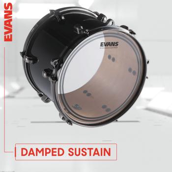 Evans EC2SCLR-R 10-12-16 Clear Tom Pack - Rock