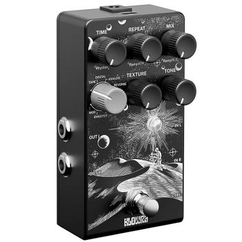 Klowra Effektgerät Everlast Delay Pedal mit Netzteil