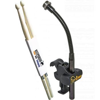 LP Latin Percussion LP591A EZ  Mikrofon Halterung mit Schlagzeugstöcken