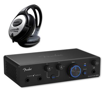 Fender Audio-Interface Quantum LT 4 4-Kanal mit Kopfhörer