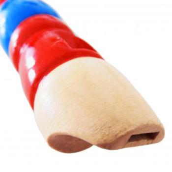 keepdrum KFL1RD Flöte aus Holz für Kinder Rot