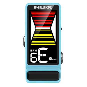 Nux Stimmgerät NTU-3 MKII Flow Tune Blau mit Kabel