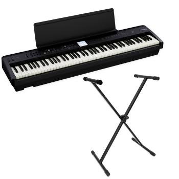 Roland Keyboard FP-E50 Stage Piano mit Keyboard-Stativ