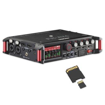 Tascam Audio-Recorder FR-AV4 4-Spur Feldrecorder mit Speicherkarte