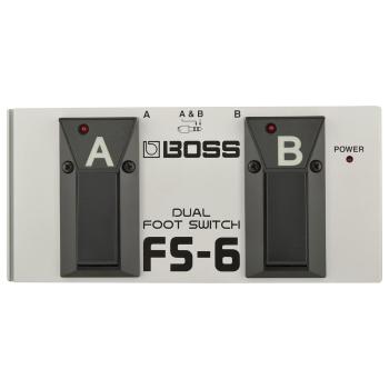Boss Doppelfußschalter FS-6 mit Klinkenkabel
