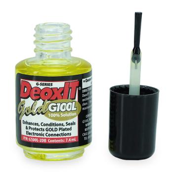 Caig DeoxIT Kontaktreiniger G100L-2DB Gold mit Tuch