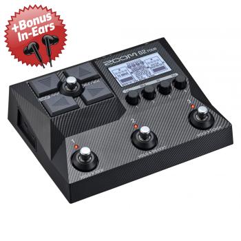 Zoom G2 Four Multi-Effekt-Gerät + Bonus In-Ear Kopfhörer