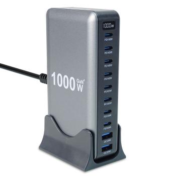 keepdrum USB-Schnell-Ladestation GaN10 10 Anschlüsse