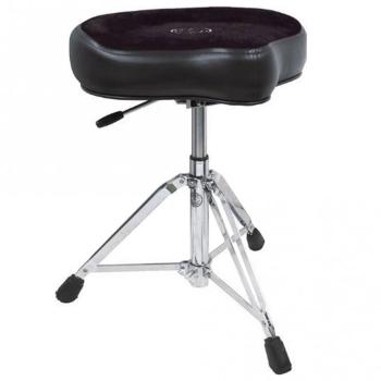 Roc-n-Soc Drum-Hocker Gaslift Sattel-Sitz Schwarz