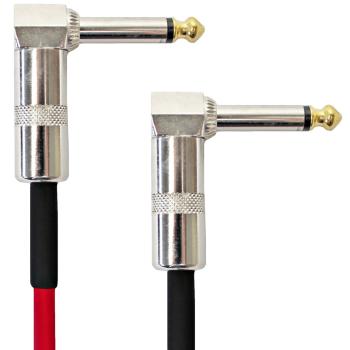 keepdrum GC028 Patchkabel Klinke Winkel 60cm Rot