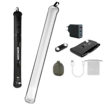 Neewer Stablicht GC21B aufblasbare Bi-Color Leuchte mit Ladegerät