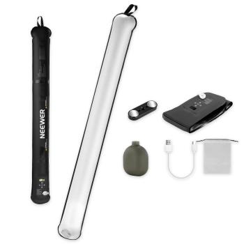 Neewer Stablicht GC21B aufblasbare LED-Stableuchte Bi-Color