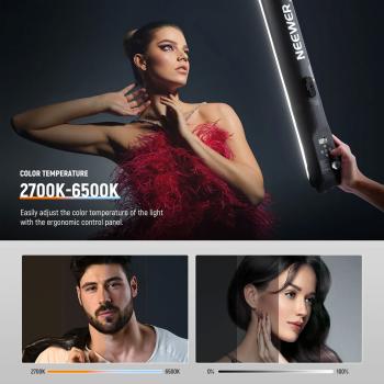 Neewer Stablicht GC21B aufblasbare LED-Stableuchte Bi-Color