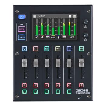 Boss GCS-5 Gigcaster Streaming Mixer mit SD-Karte