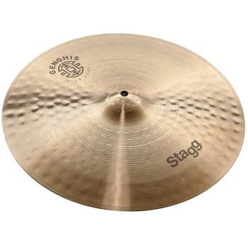 Stagg Genghis Medium Crash Becken 16 mit Sticks