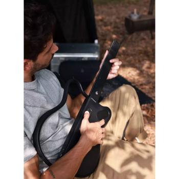 Lava Music Gitarre Genie Smart-Gitarre Schwarz mit Ladegerät