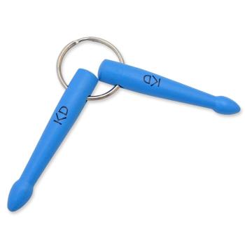 keepdrum DP-BL12  Blau Übungspad 12 mit Schlüsselanhänger Blau