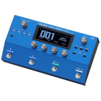 Boss GM-800 Effektgerät Synthesizer-Pedal Bass-Bundle