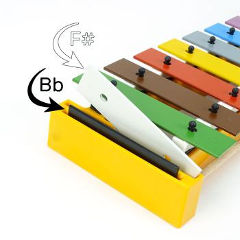Sonor Glockenspiel GS PLUS mit 2 Klangstäben und Tasche Pink