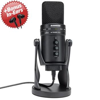 Samson G-Track Pro USB-Mikrofon + Bonus In-Ears