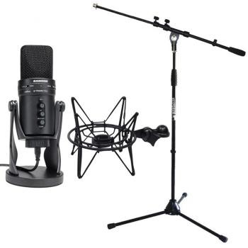 Samson G-Track Pro mit SP04 Spinne Schwarz mit Stativ