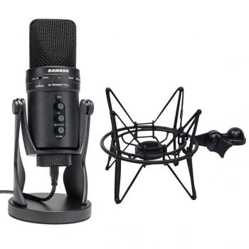 Samson G-Track Pro USB-Mikrofon mit Spinne Schwarz
