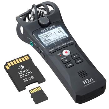 Zoom H1n Handy Recorder + Speicherkarte 32 GB