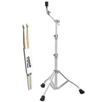 Tama Galgen-Beckenständer HC73BS mit Schlagzeugstöcken