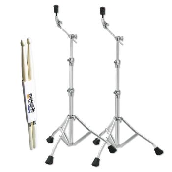 Tama Galgen-Beckenständer HC73BSX2 2er Set mit Schlagzeugstöcken